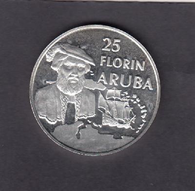 Beschrijving: 25 Florin VESPUCCI-SHIP